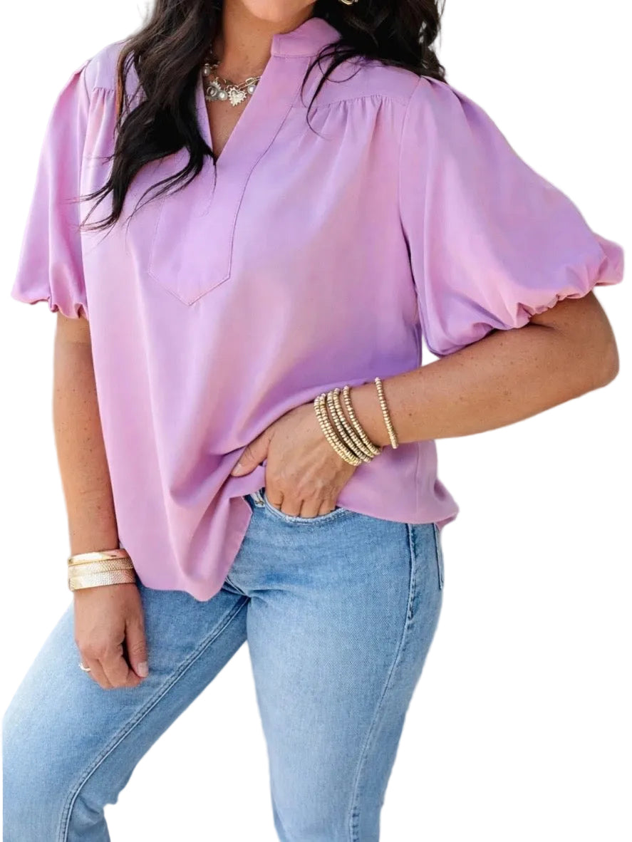 Purple Summer Top