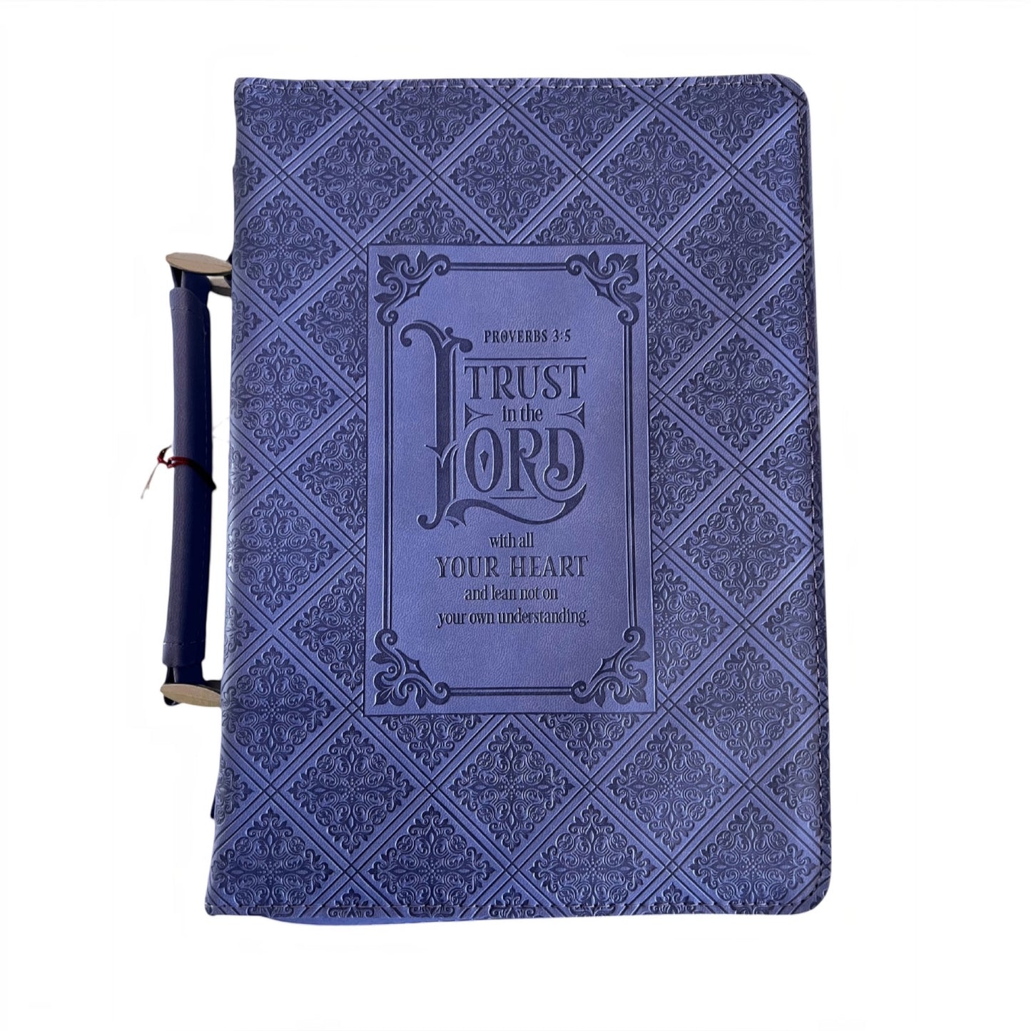Trust In The Lord Purple Large Bible Cover