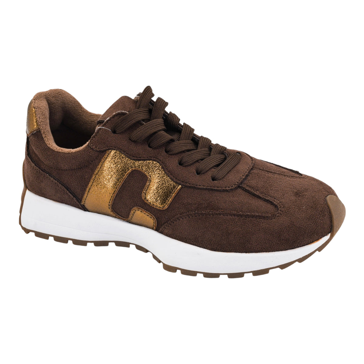No Prob (Chocolate Faux Suede) by Corkys
