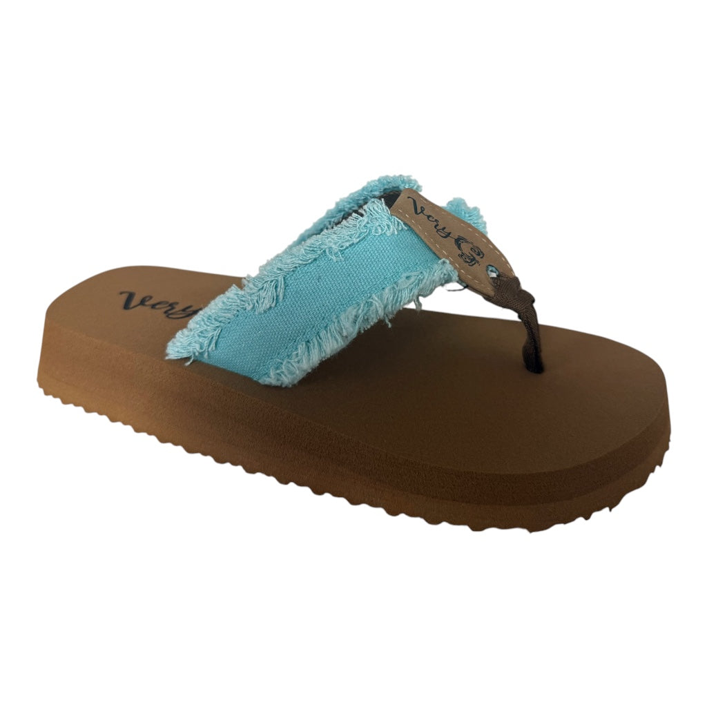 GJazz 3 Aqua Flip Flops by Very G