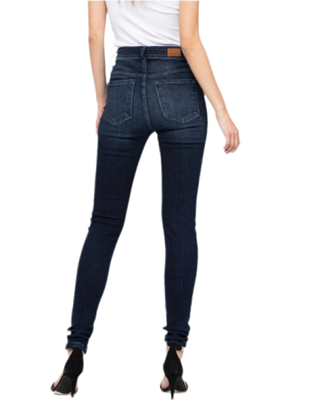 Judy Blue Hi-Rise Super Dark Skinny Jeans