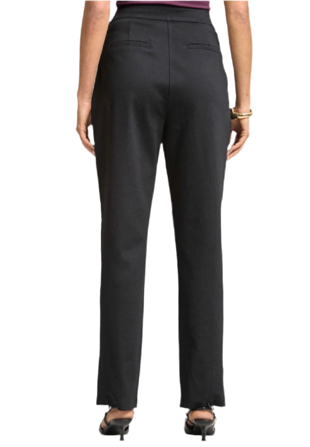 Barrel Leg Pants in Black by Dear Scarlett