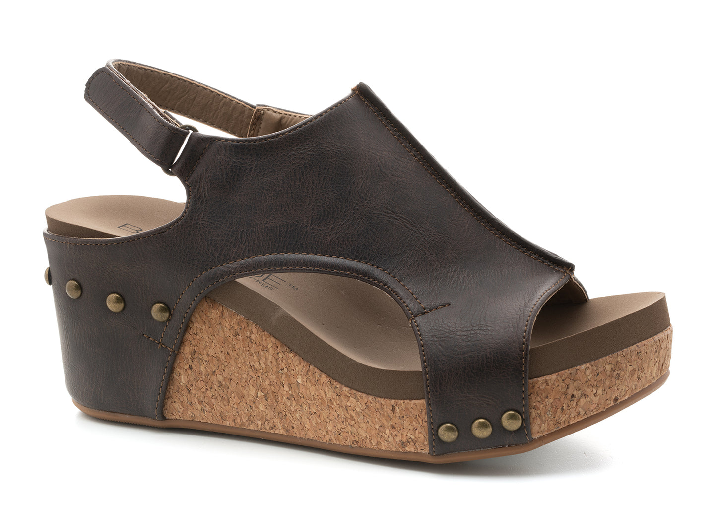 Carley Smooth Wedge by Corkys