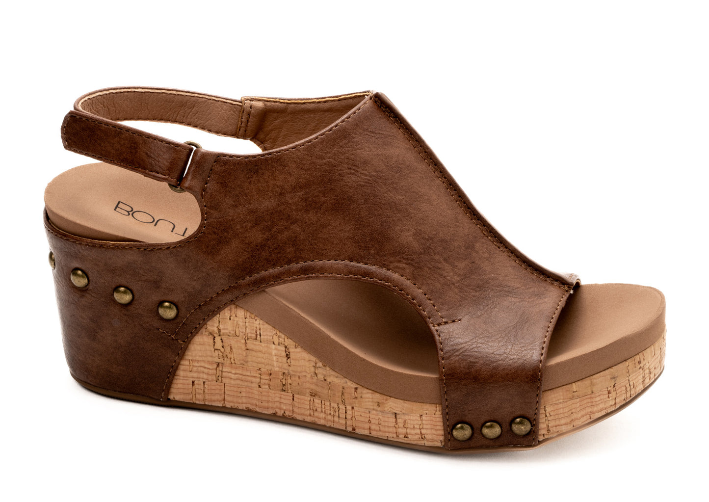 Carley Smooth Wedge by Corkys