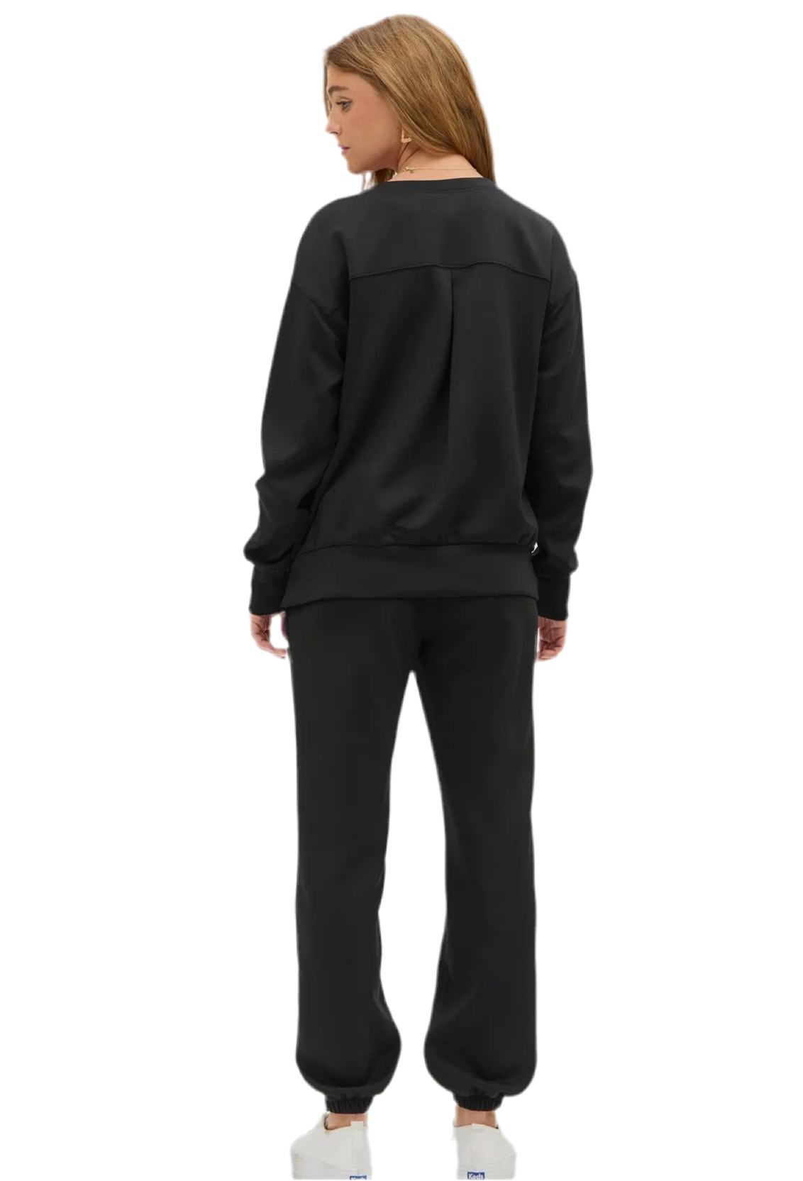 Crew Neck Pullover + Jogger Travel Set by Dear Scarlett