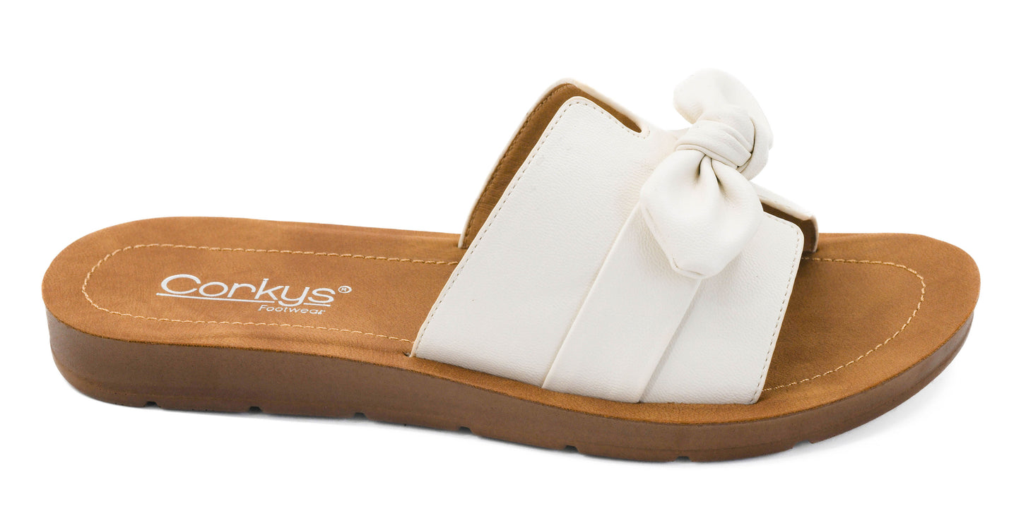 Too Cute Ivory Sandal by Corkys