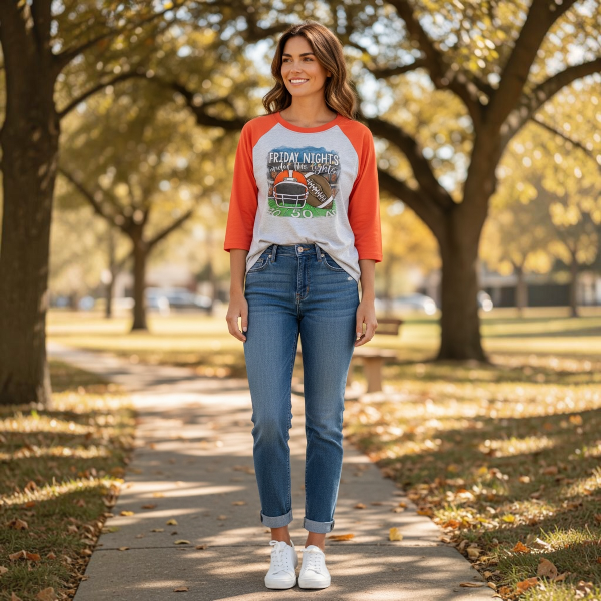 Gameday Orange Friday Nights Under The Lights T-Shirt