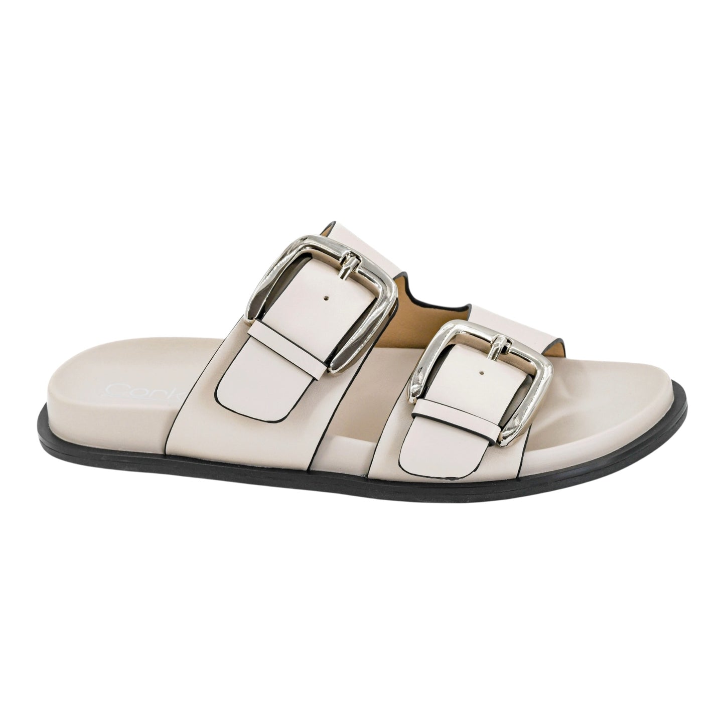 Private Jet Hey Girl Ivory Sandal by Corkys(Final Sale)
