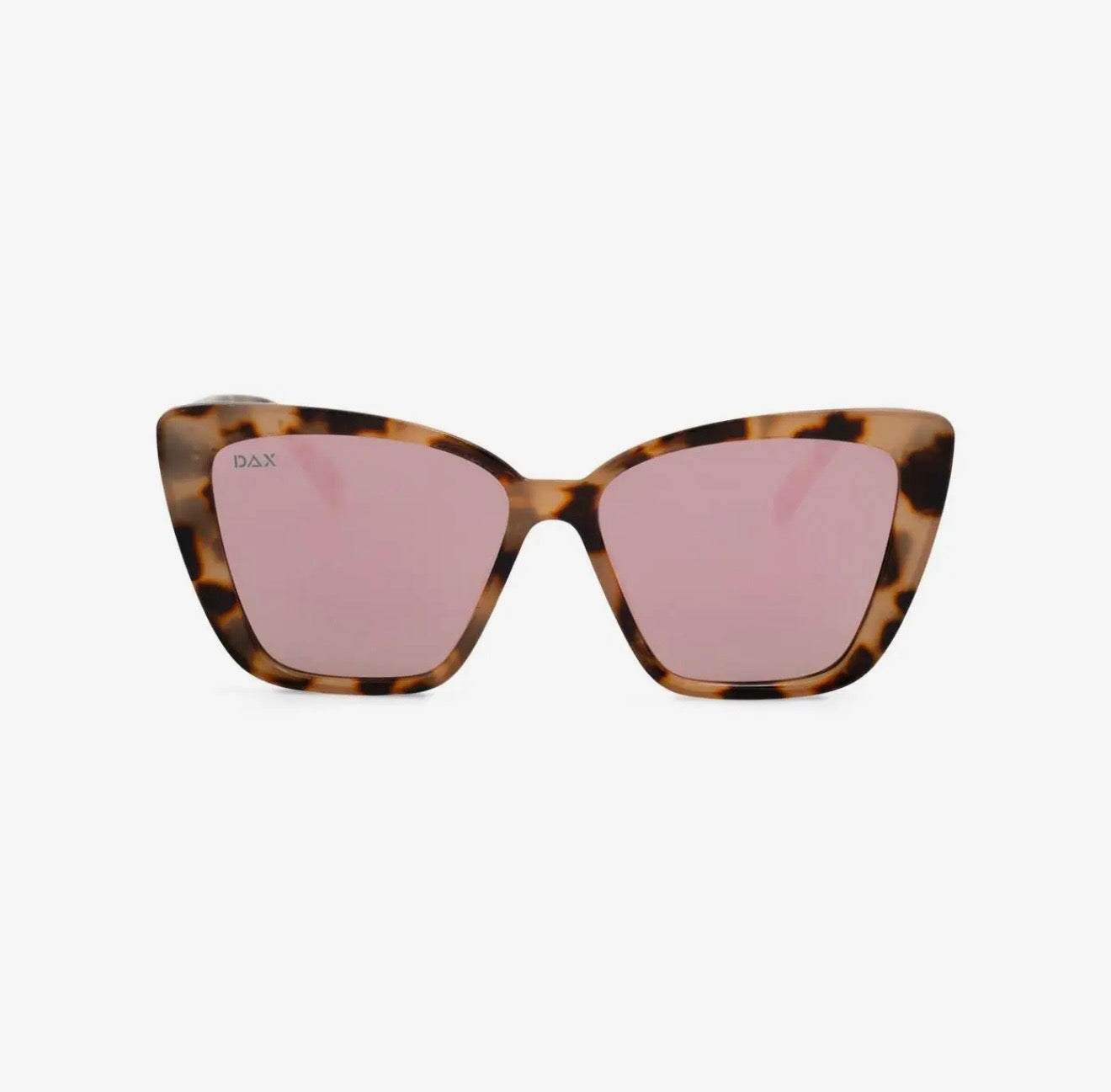 Callie Cheetah Medium Cat Eye Sunglasses by Dax Eyewear