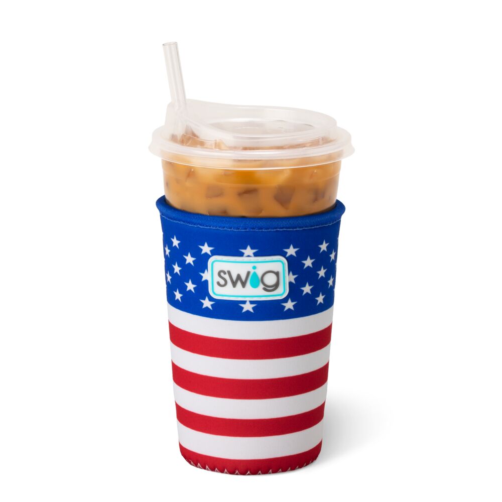 All American Iced Cup Coolie (Medium) by Swig Life