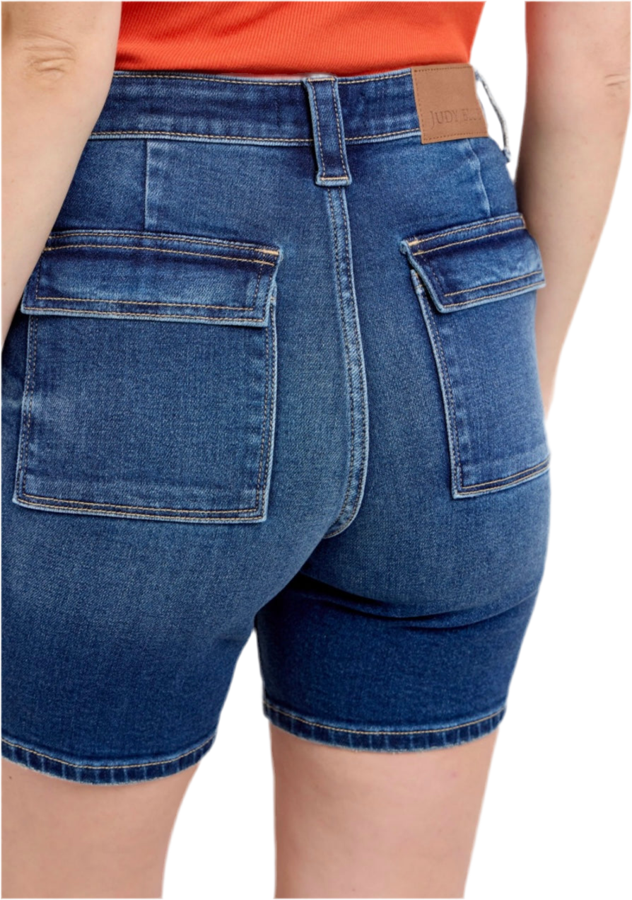 High Waist Bermuda Shorts by Judy Blue