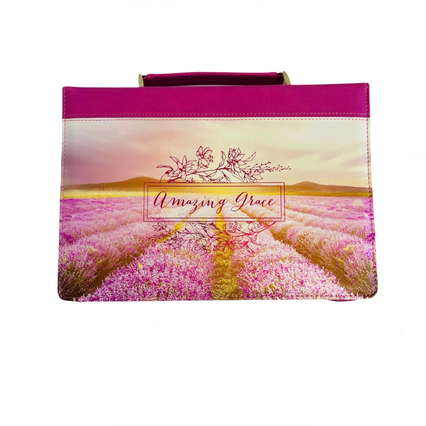 Amazing Grace Flower Field Bible Cover