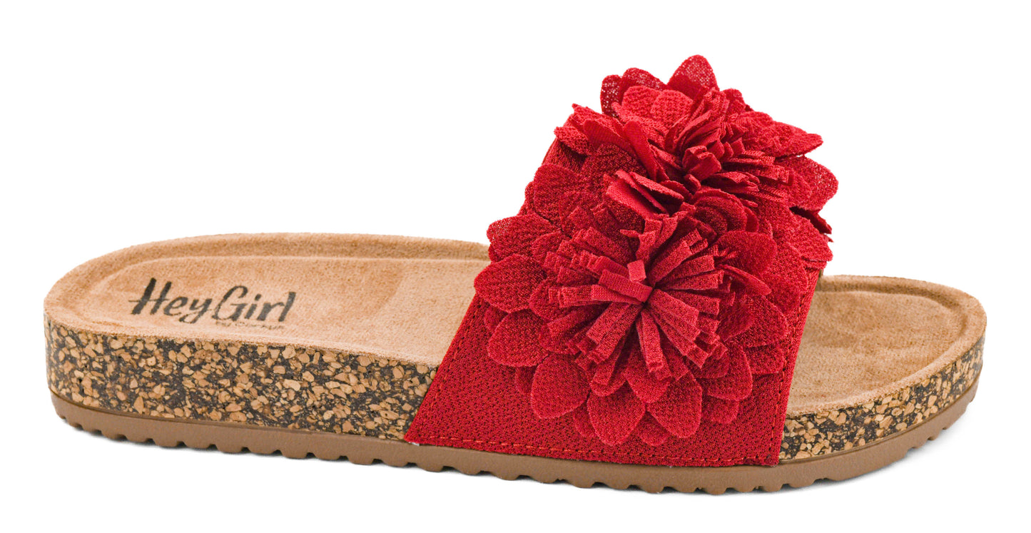 Wild Child Red Sandal by Corkys