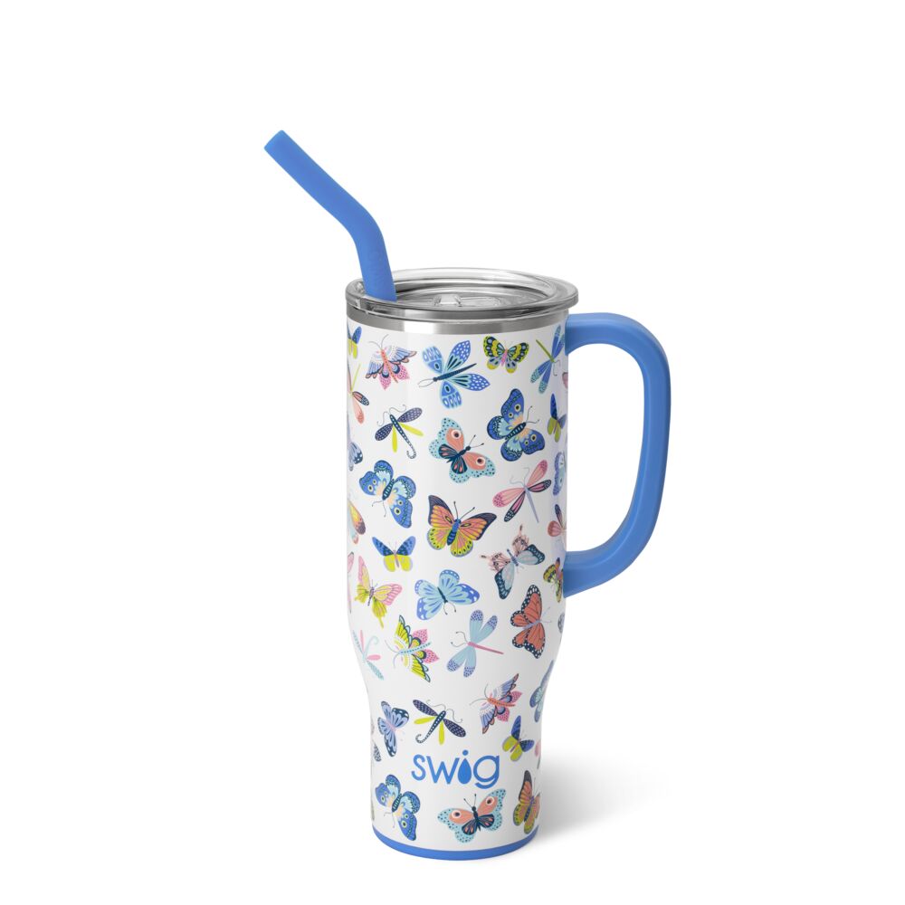 Butterfly Bliss 30oz Mega Mug by Swig Life