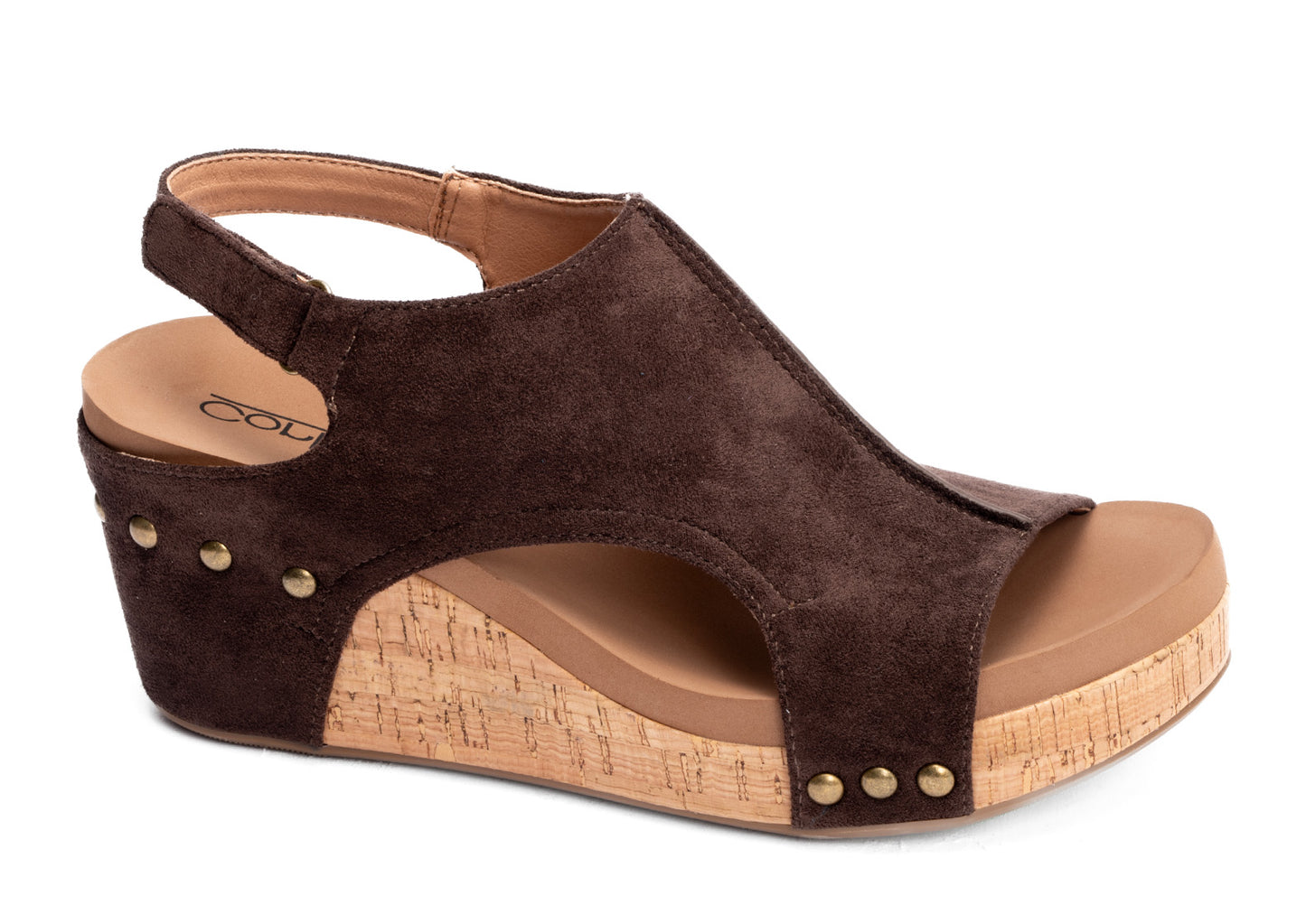Carley Faux Suede Wedge by Corkys(Final Sale)
