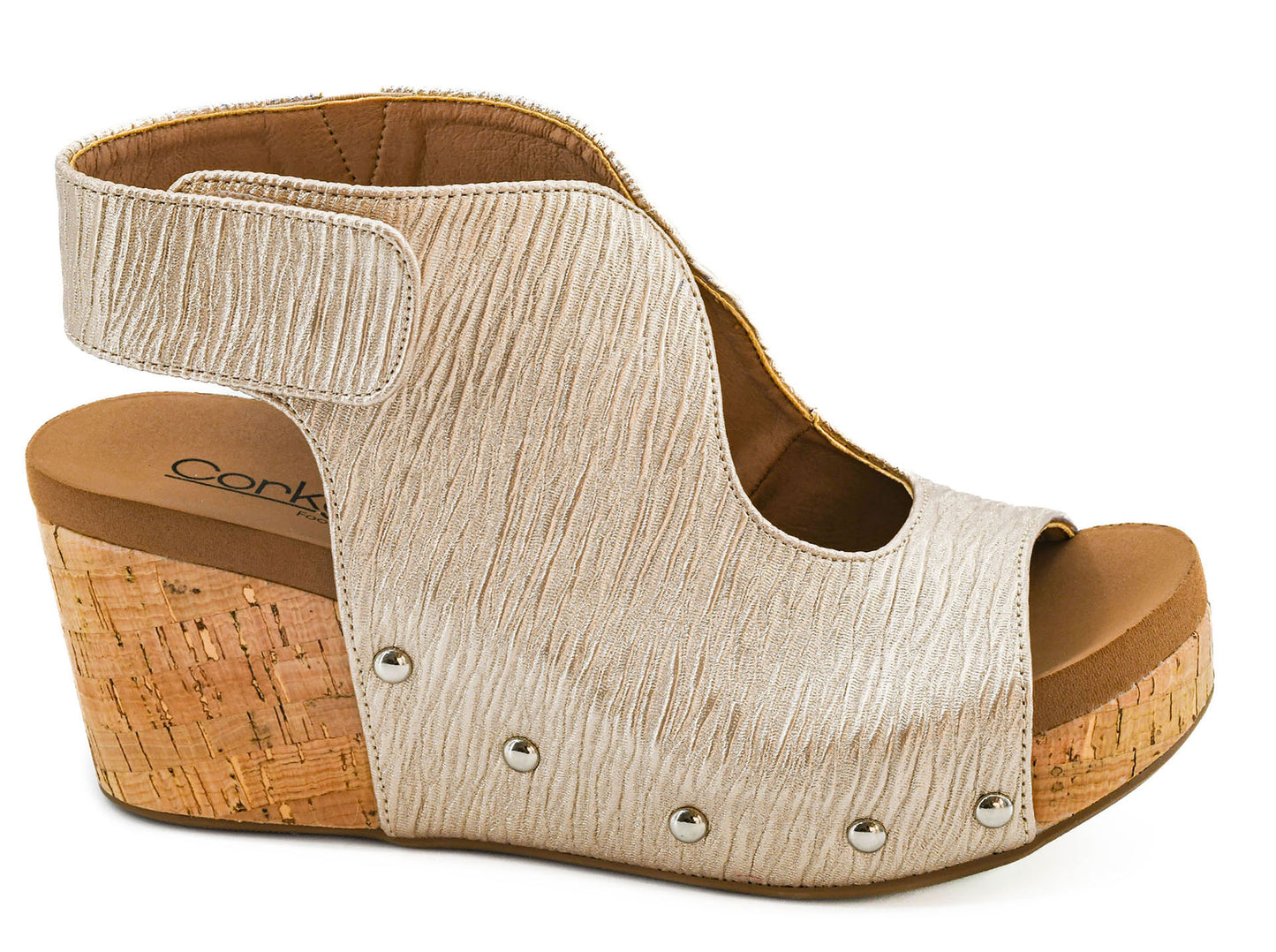 Frisky Champagne Wedge by Corkys