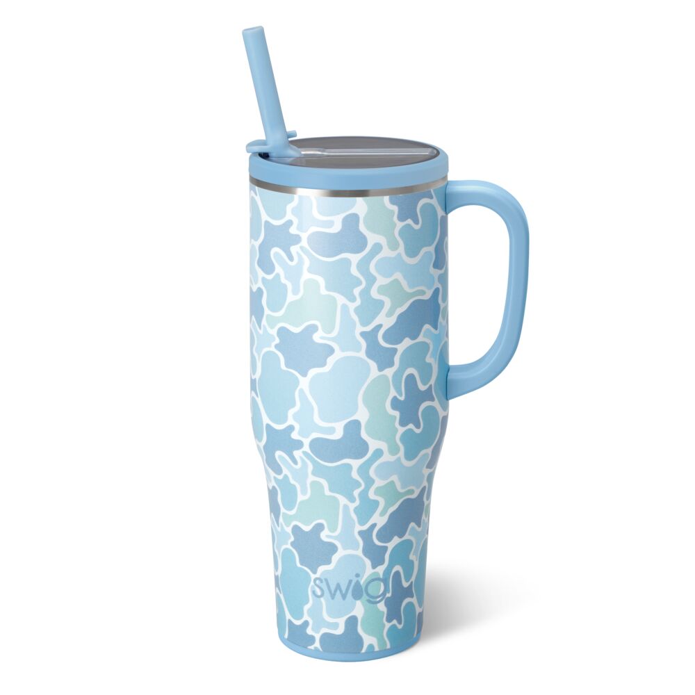 Saltwater Camo 40oz Mega Mug by Swig Life