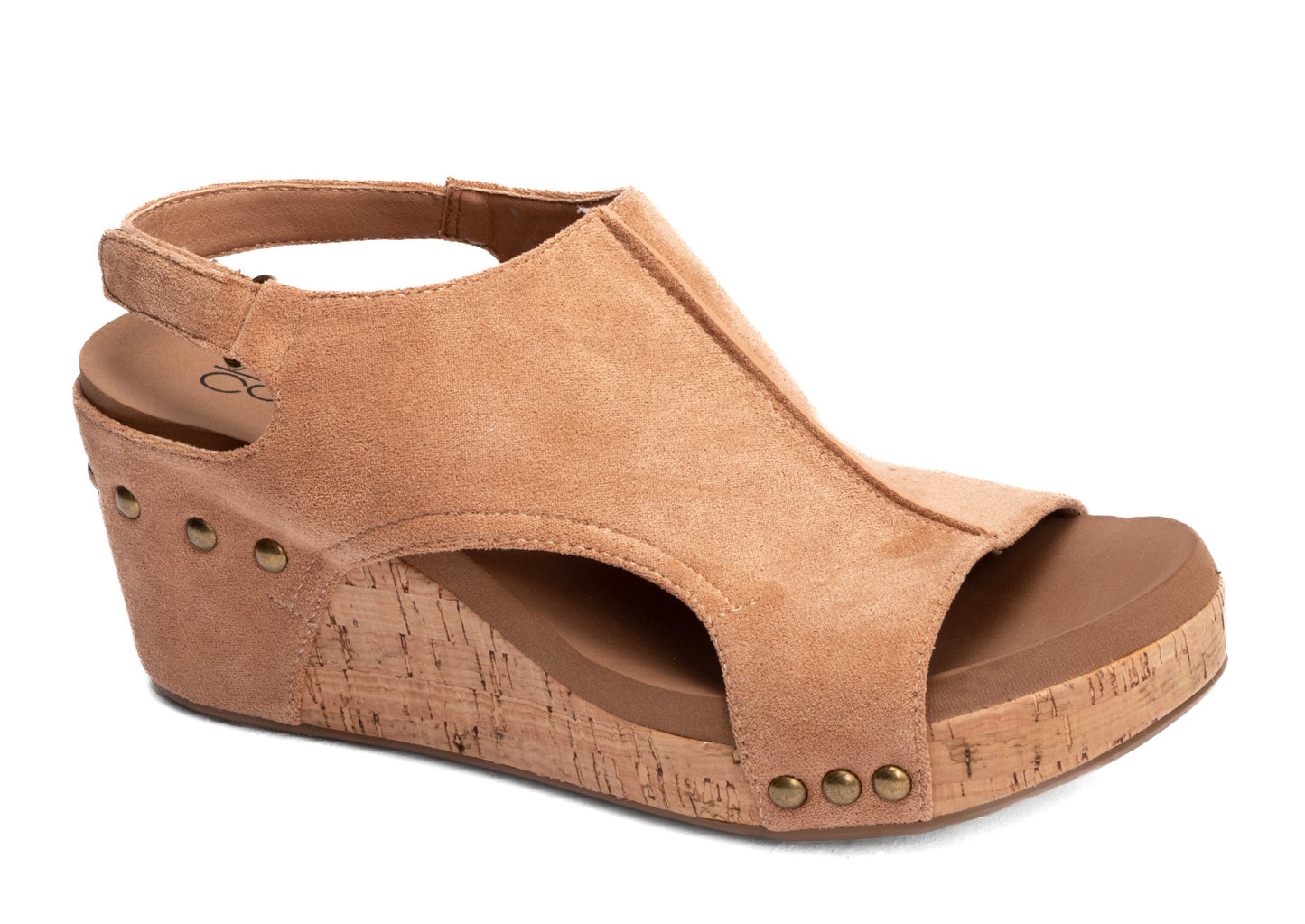 Carley Faux Suede Wedge by Corkys(Final Sale)