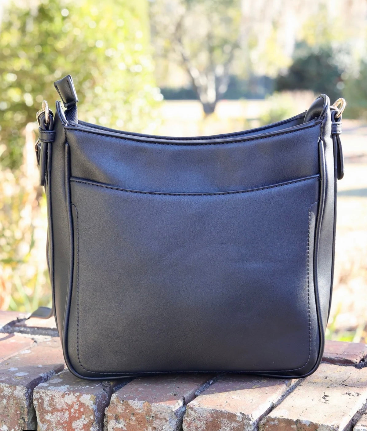 The Bethany Crossbody handbag in Black by Caroline Hill