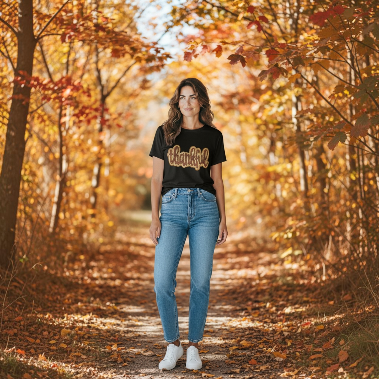 Thankful Sequin T-Shirt