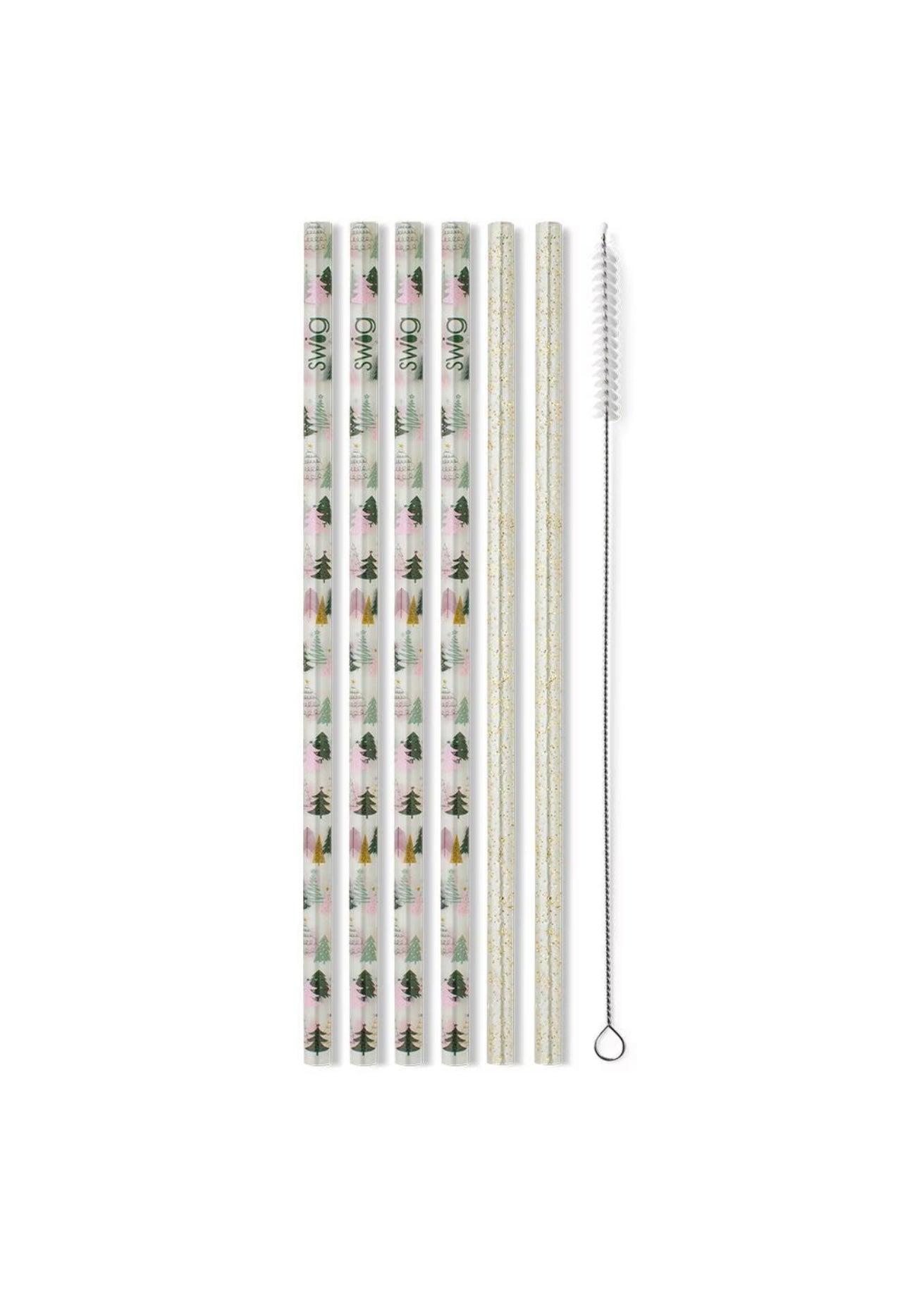 Swig (Tinseled Trees)Reusable Straw Set