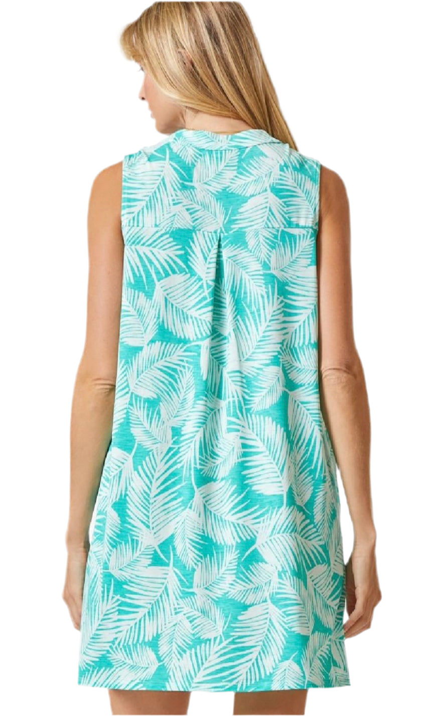 The Lizzy Tank Dress In Emerald by Dear Scarlett