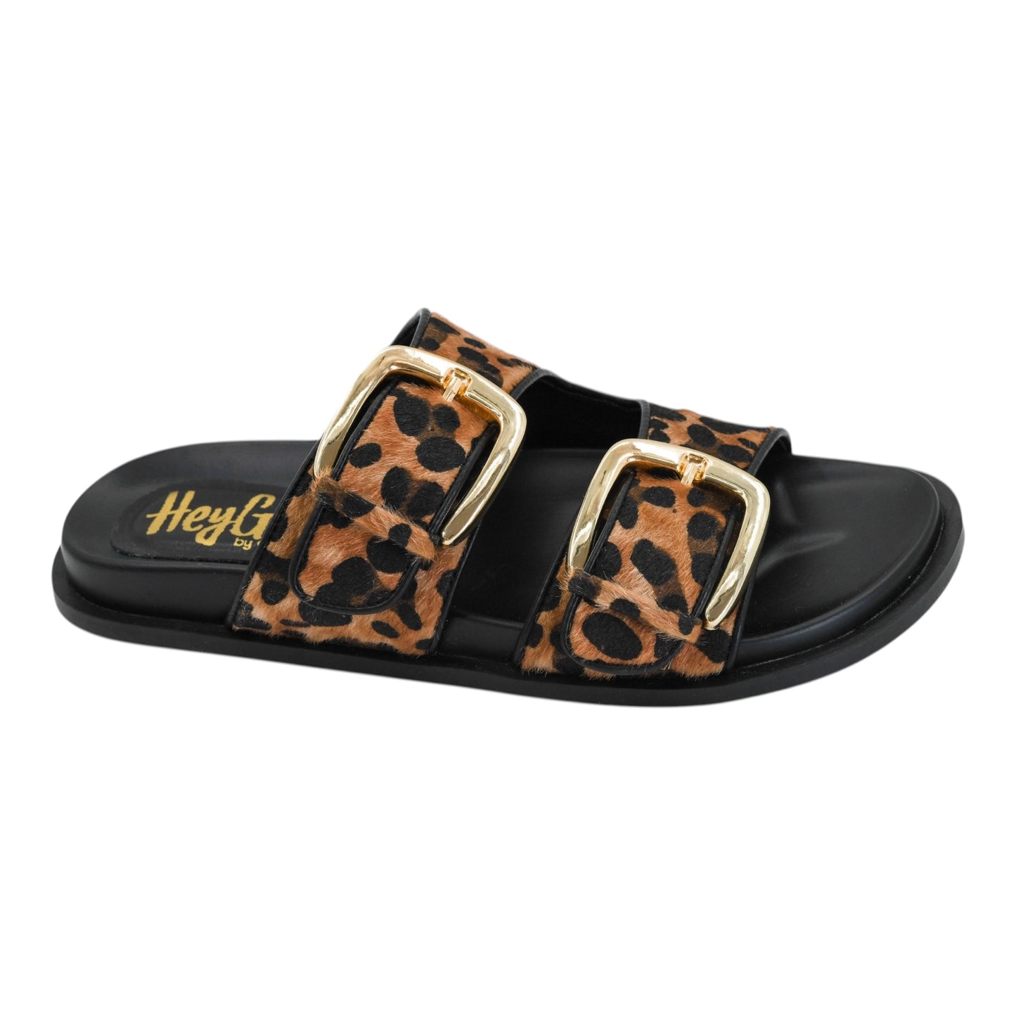 Private Jet Hey Girl Leopard Sandal by Corkys(Final Sale)