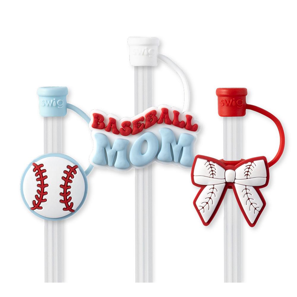 Home Run Straw Topper Set by Swig Life