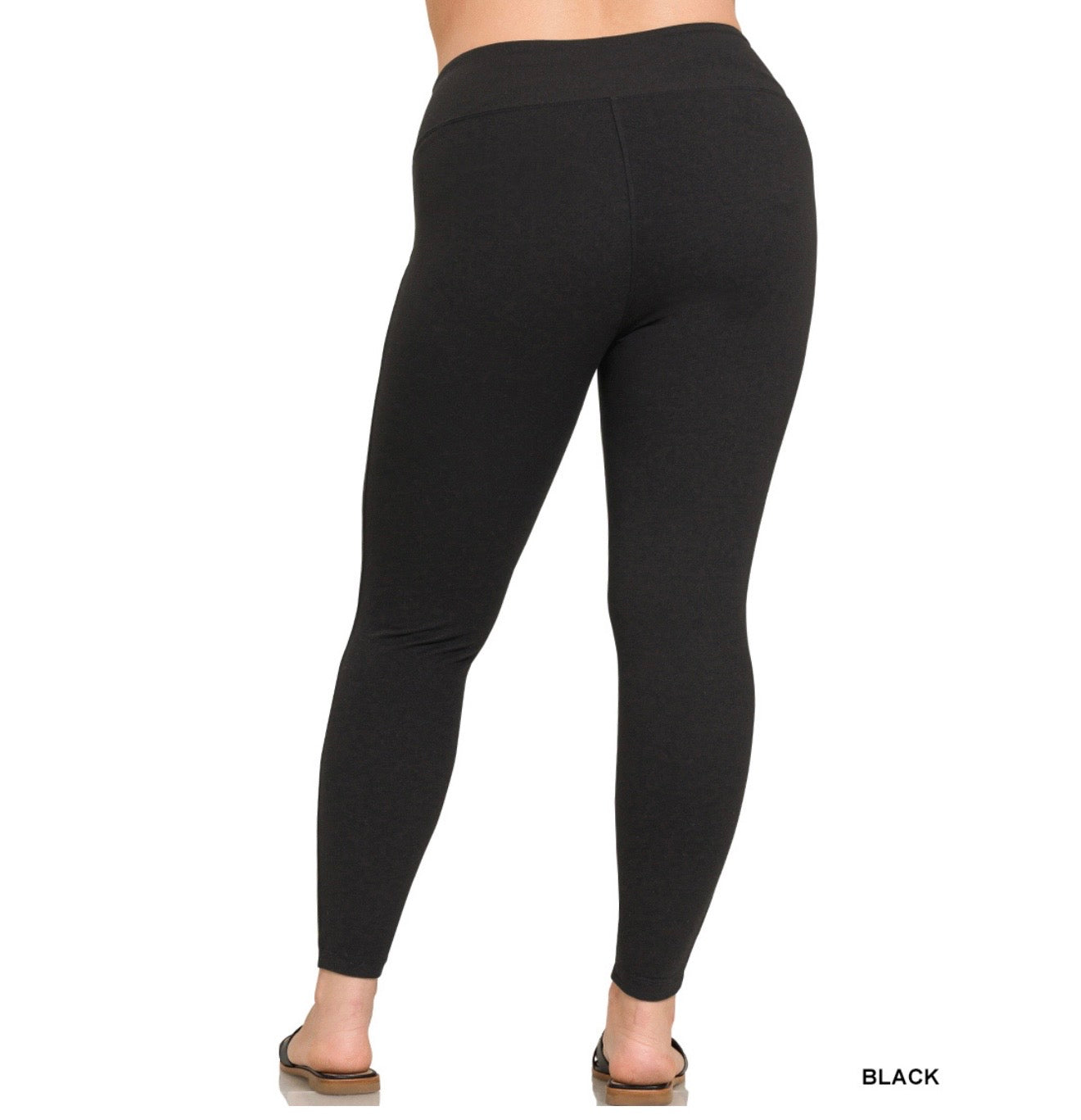 Brushed Microfiber
Waistband Leggings by Zenana