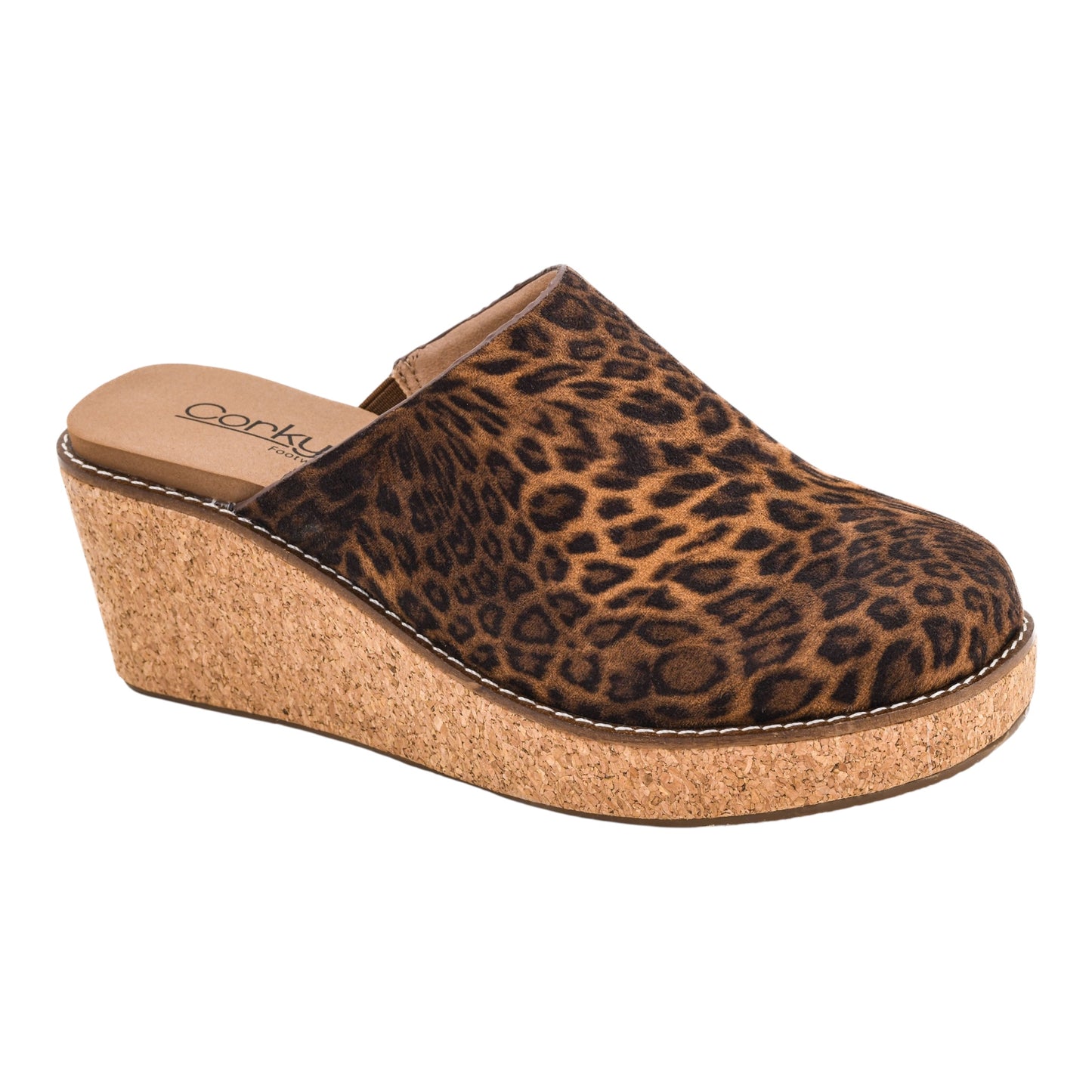 Maybe Latter Leopard Wedge by Corkys