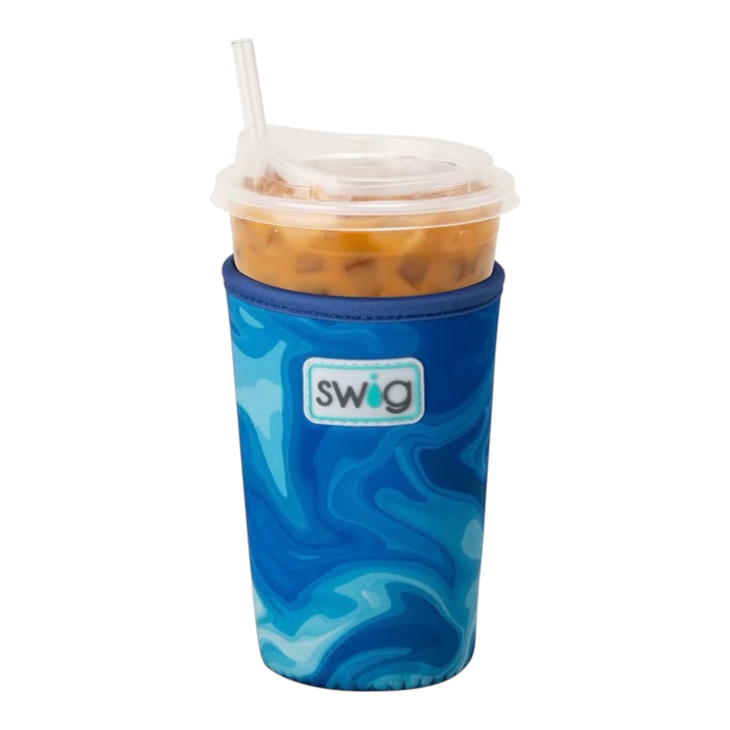 Blue Lagoon Medium Iced Cup Coolie by Swig Life
