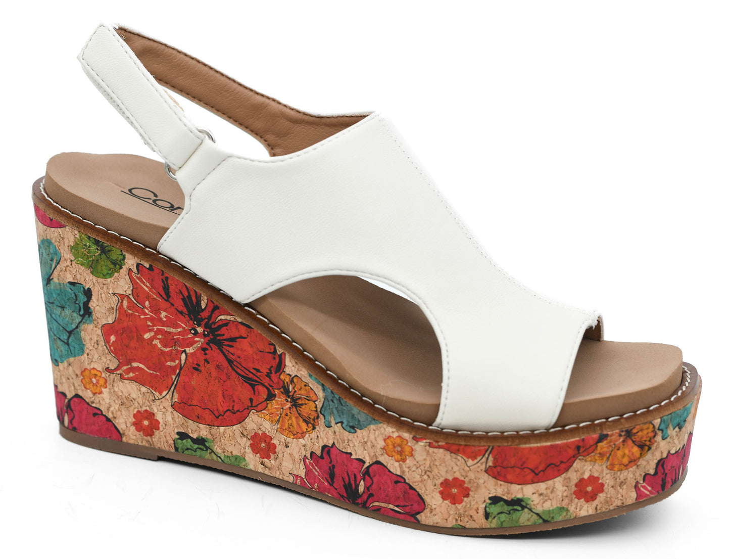 Freddie White Wedge by Corkys(Final Sale)