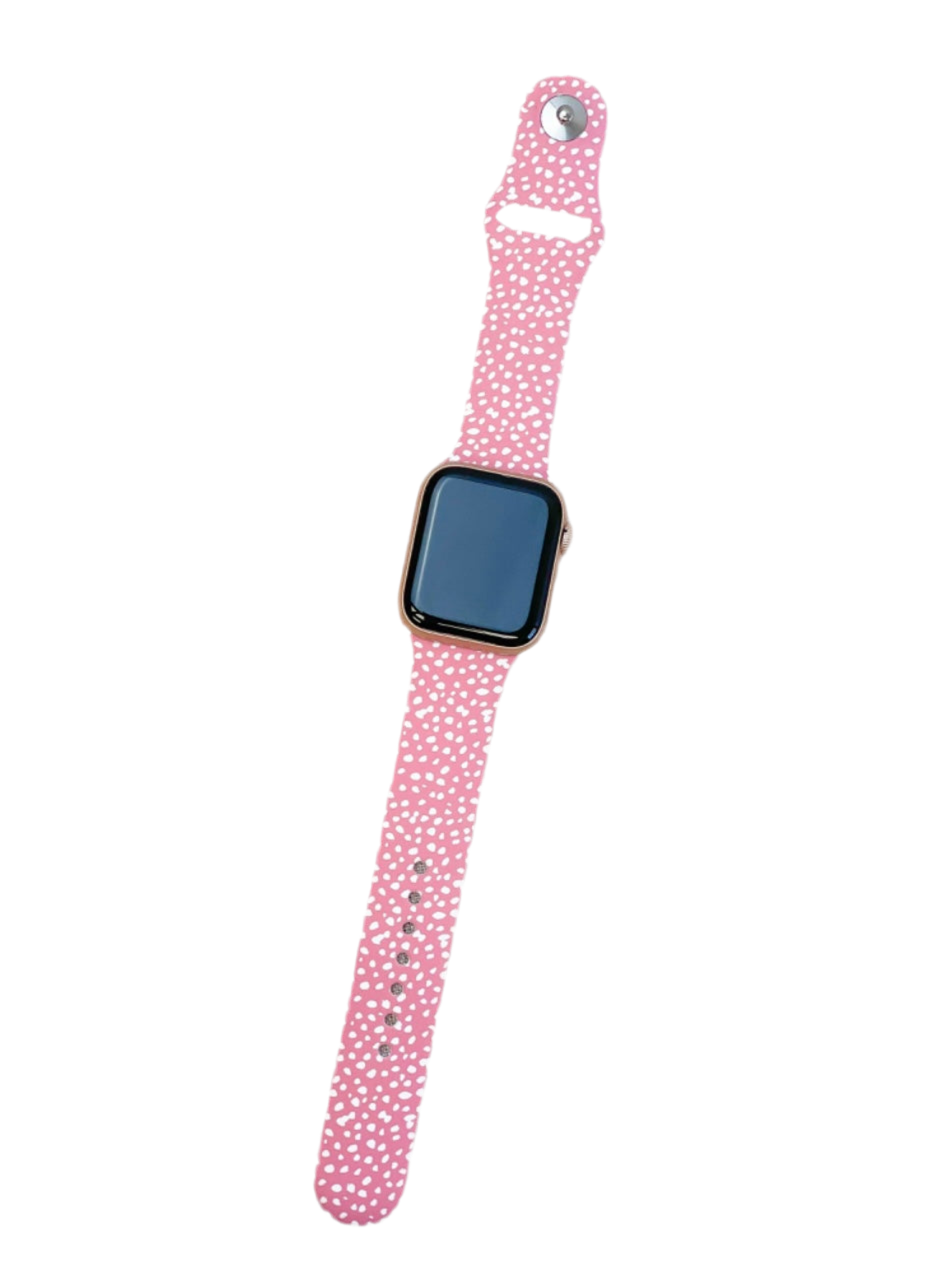 Spotted Printed Silicon Watch Band