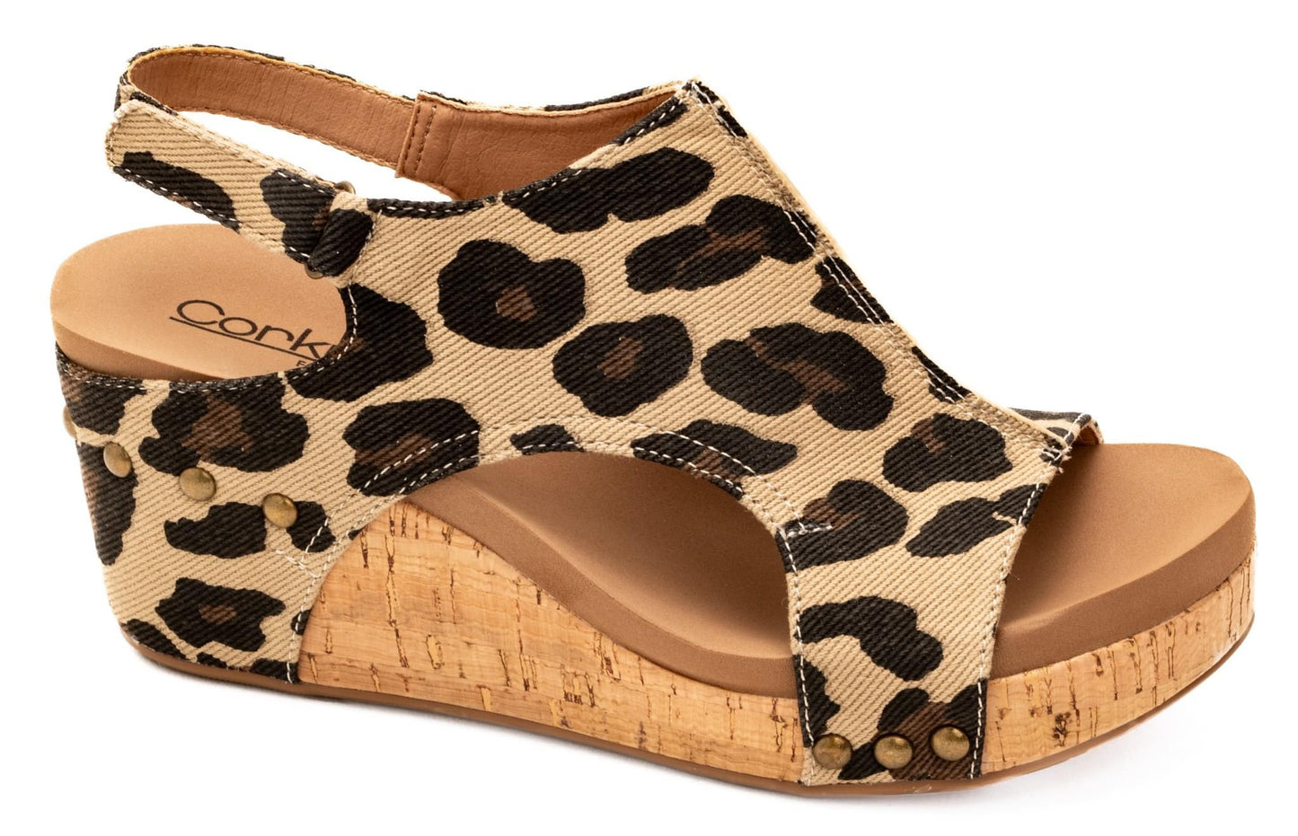 Carley Canvas Wedge by Corkys