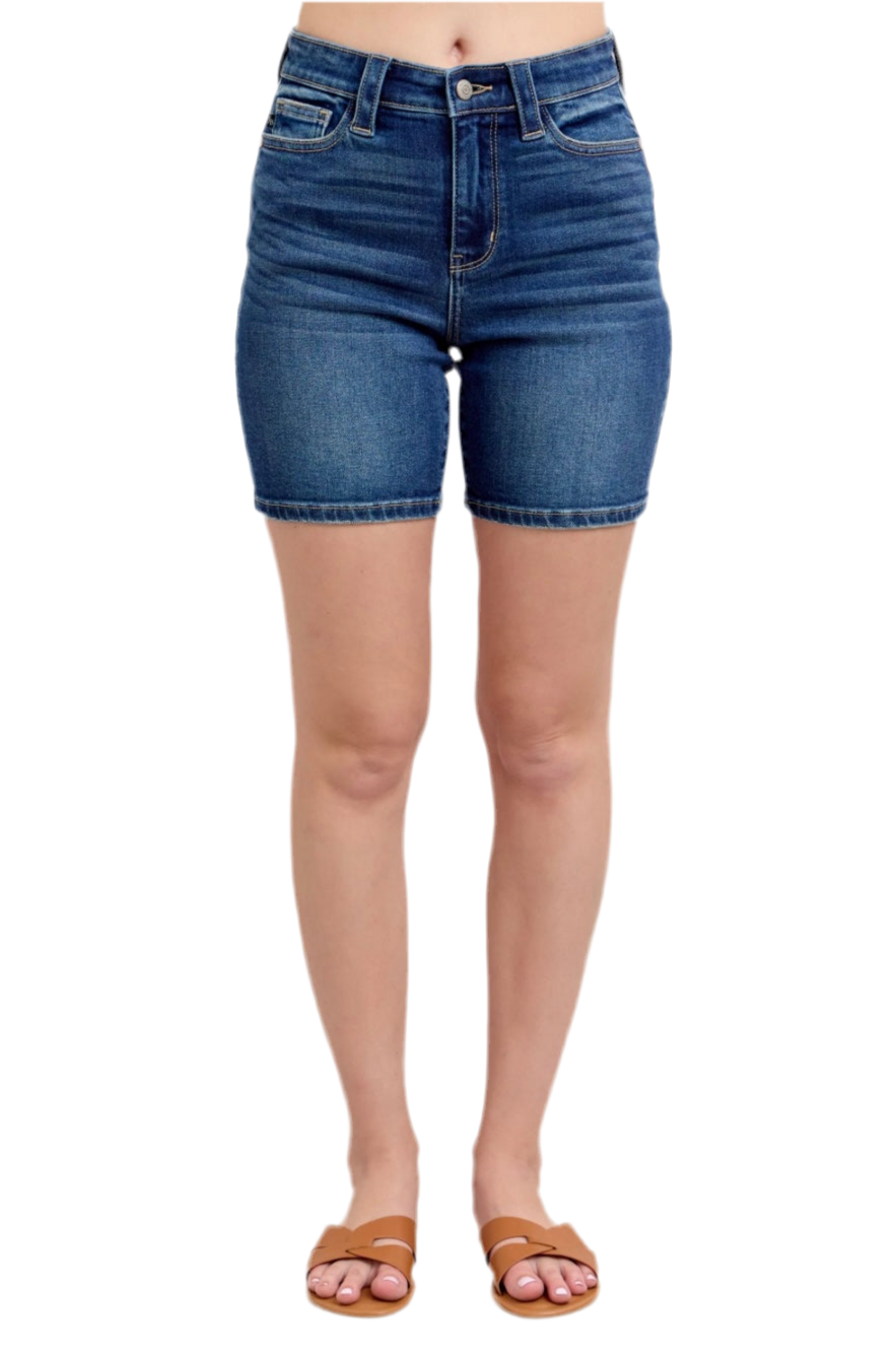 High Waist Bermuda Shorts by Judy Blue