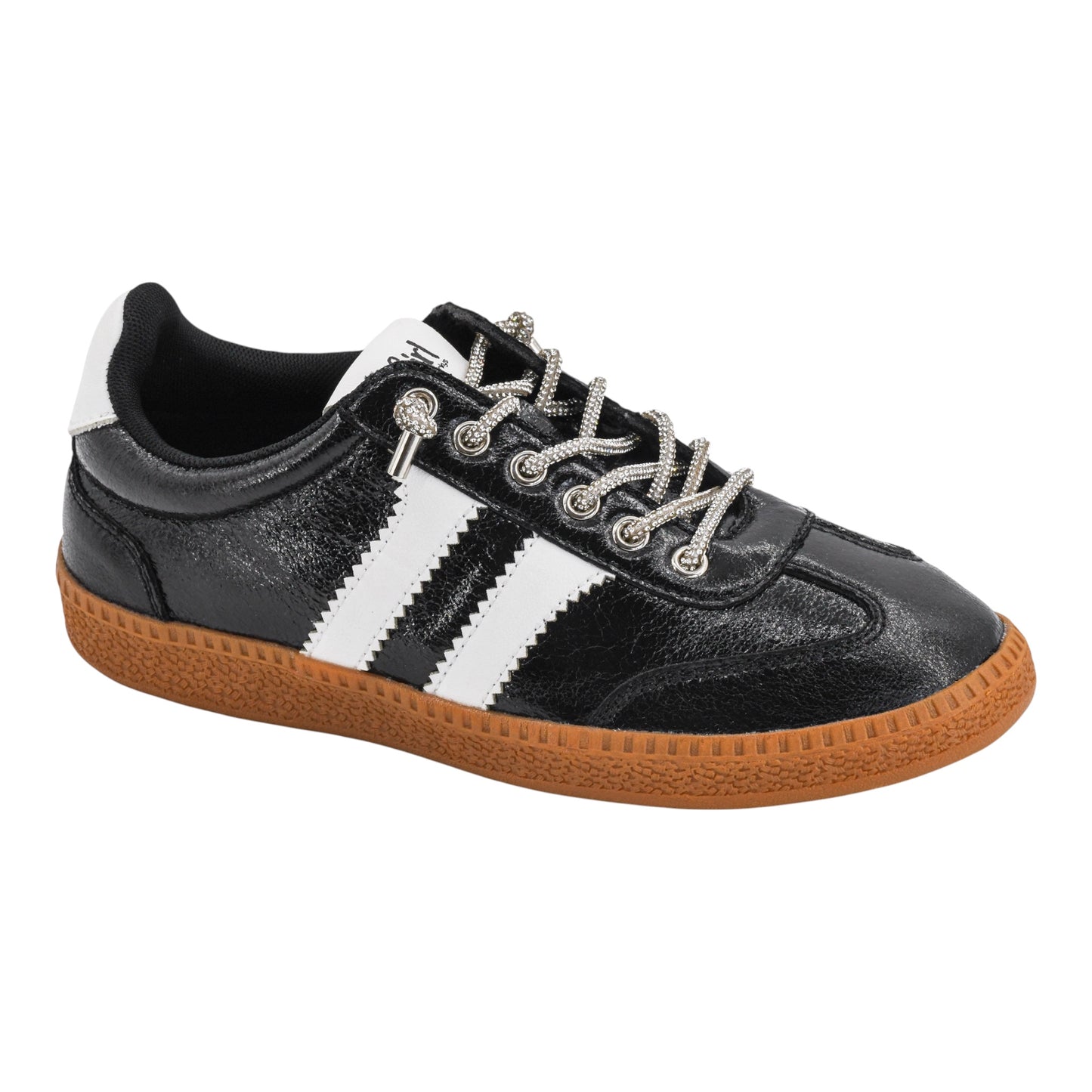 Heads Up Black Metallic Sneaker by Corkys