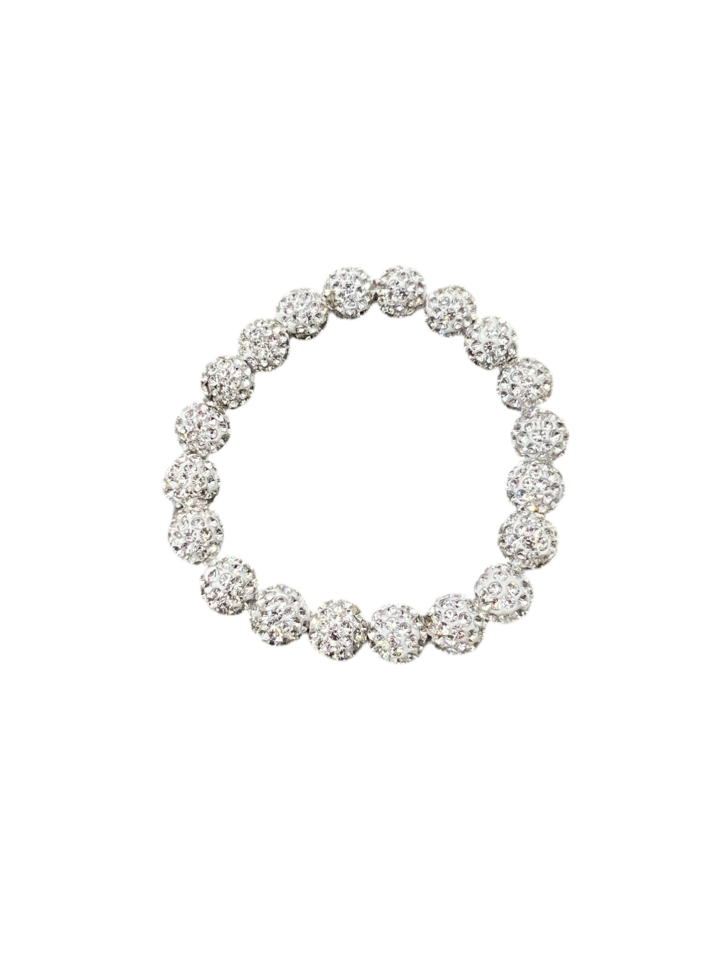 Beaded Stretch Rhinestone Bracelet
