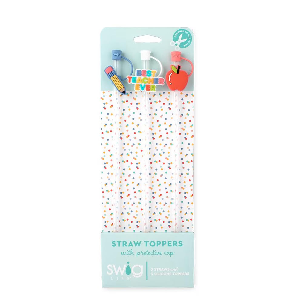 Teacher Life Straw Topper
Set by Swig Life