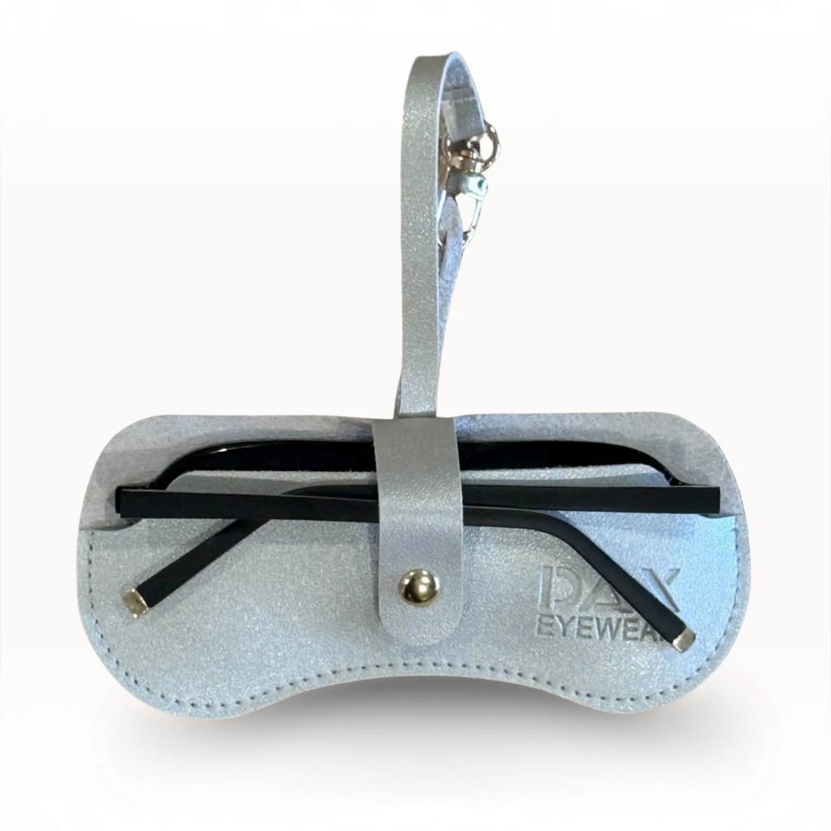 Silver Eyewear Clutch For Sunglasses - Scratch Protection by Dax Eyewear