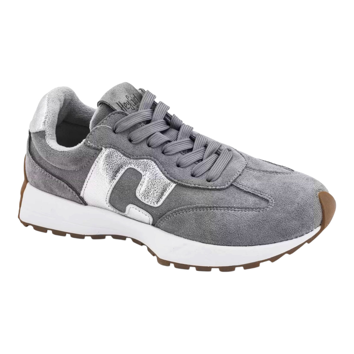 No Prob (Grey Faux Suede) by Corkys