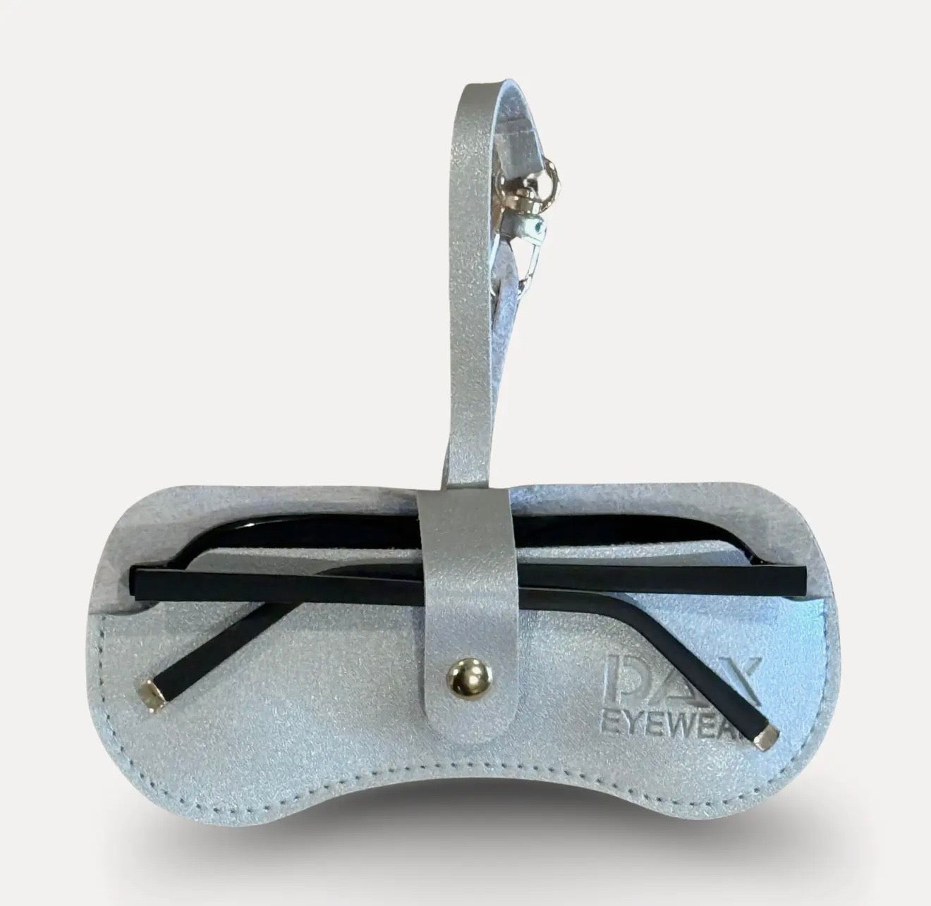 Silver Eyewear Clutch For Sunglasses - Scratch Protection by Dax Eyewear