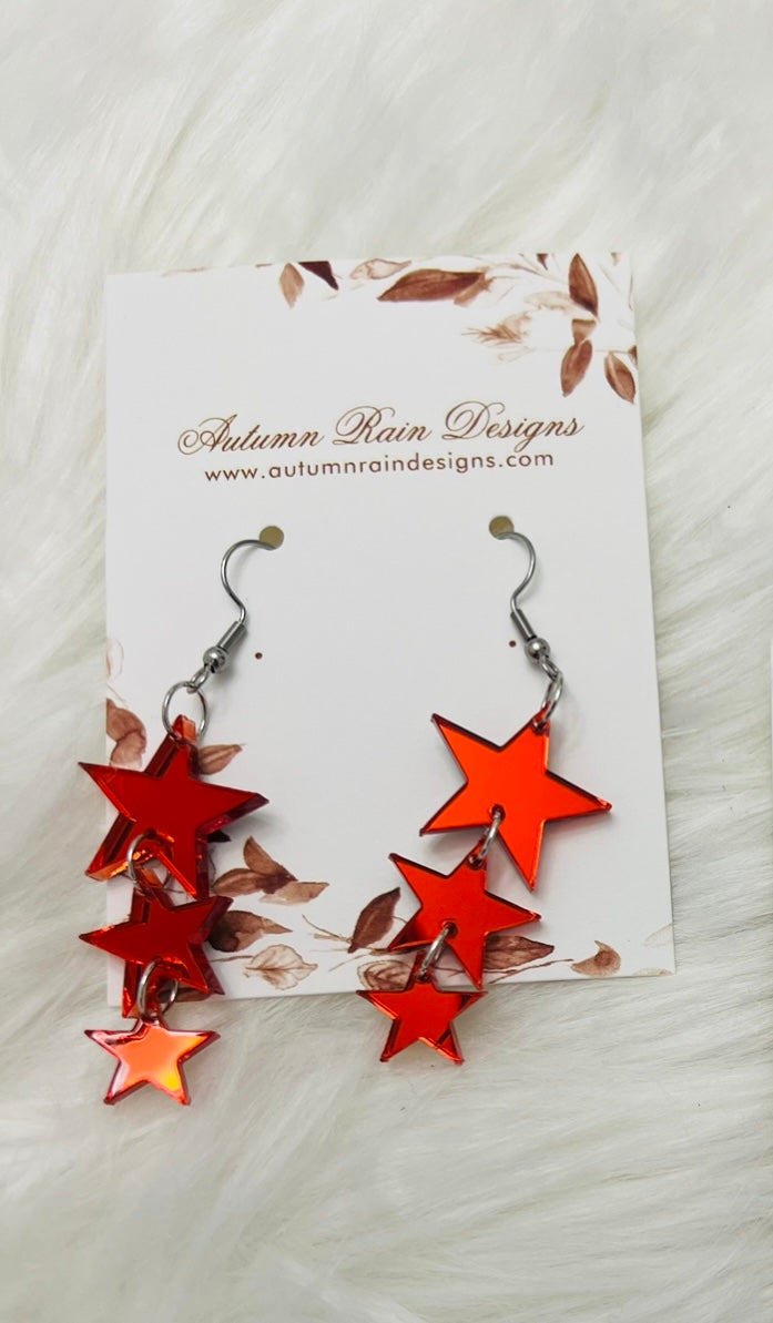 Mirrored Star Earrings