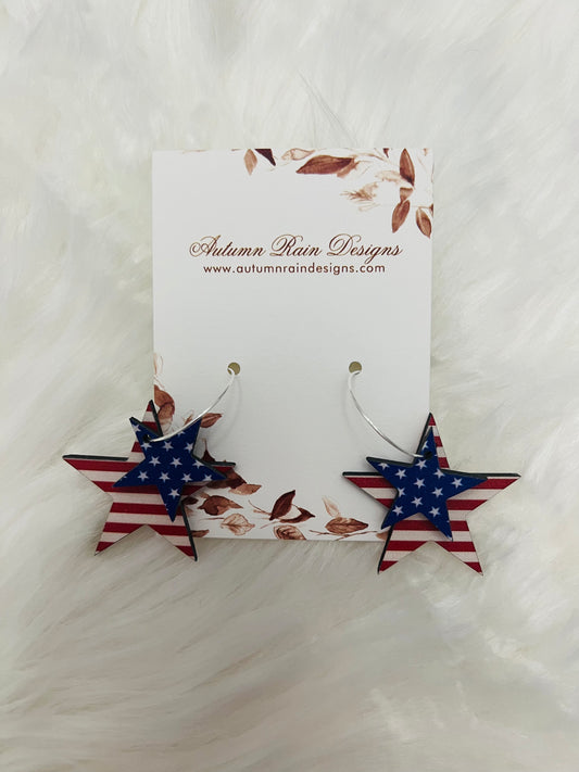 Stars And Stripes Earrings