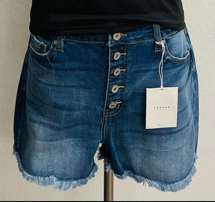 Kan Can Frayed Shorts