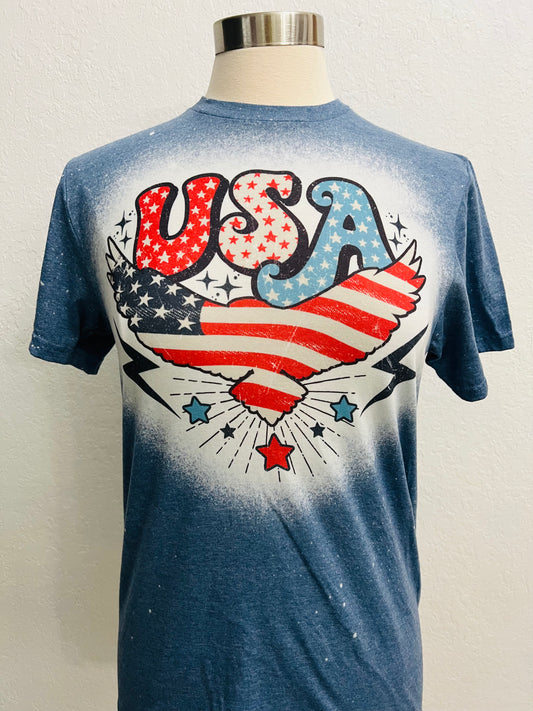 USA Retro Bleached T-Shirt