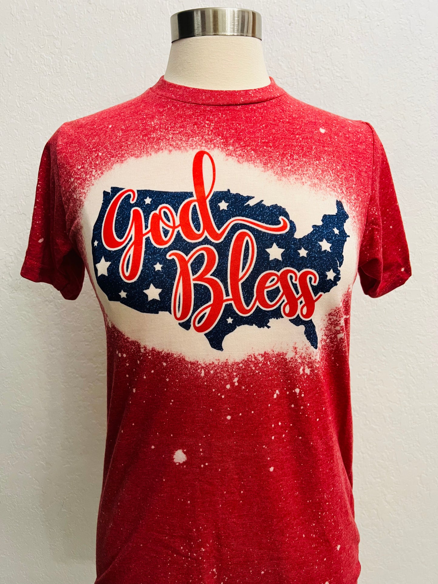 God Bless Bleached T-Shirt