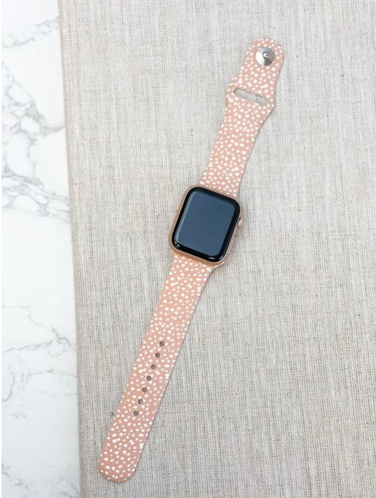 Spotted Printed Silicon Watch Band