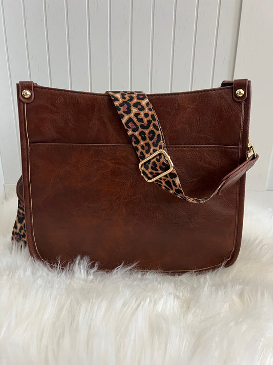 Leopard Strap Crossbody Handbags