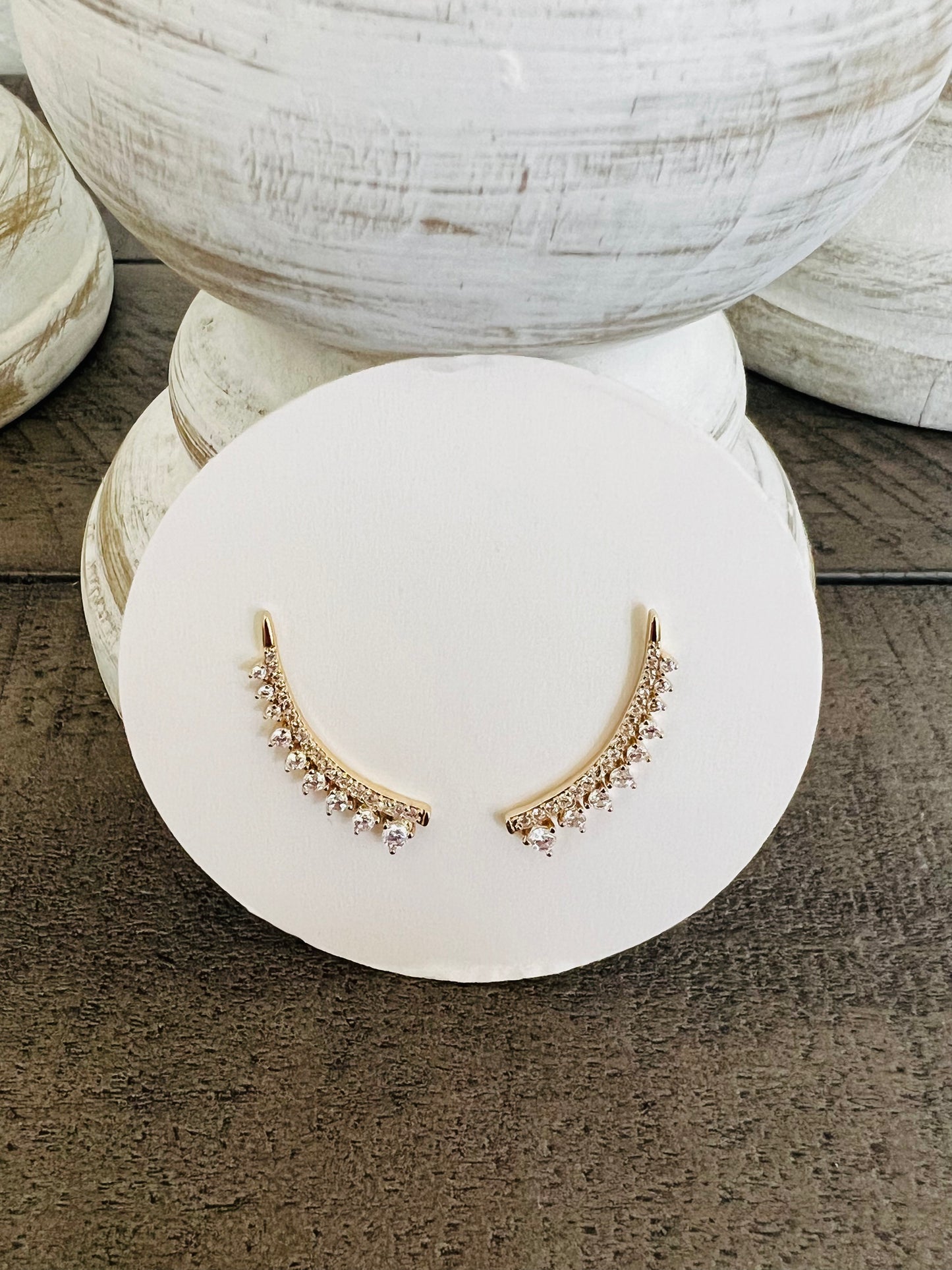 B.b. Lila Saucy Climber Earrings