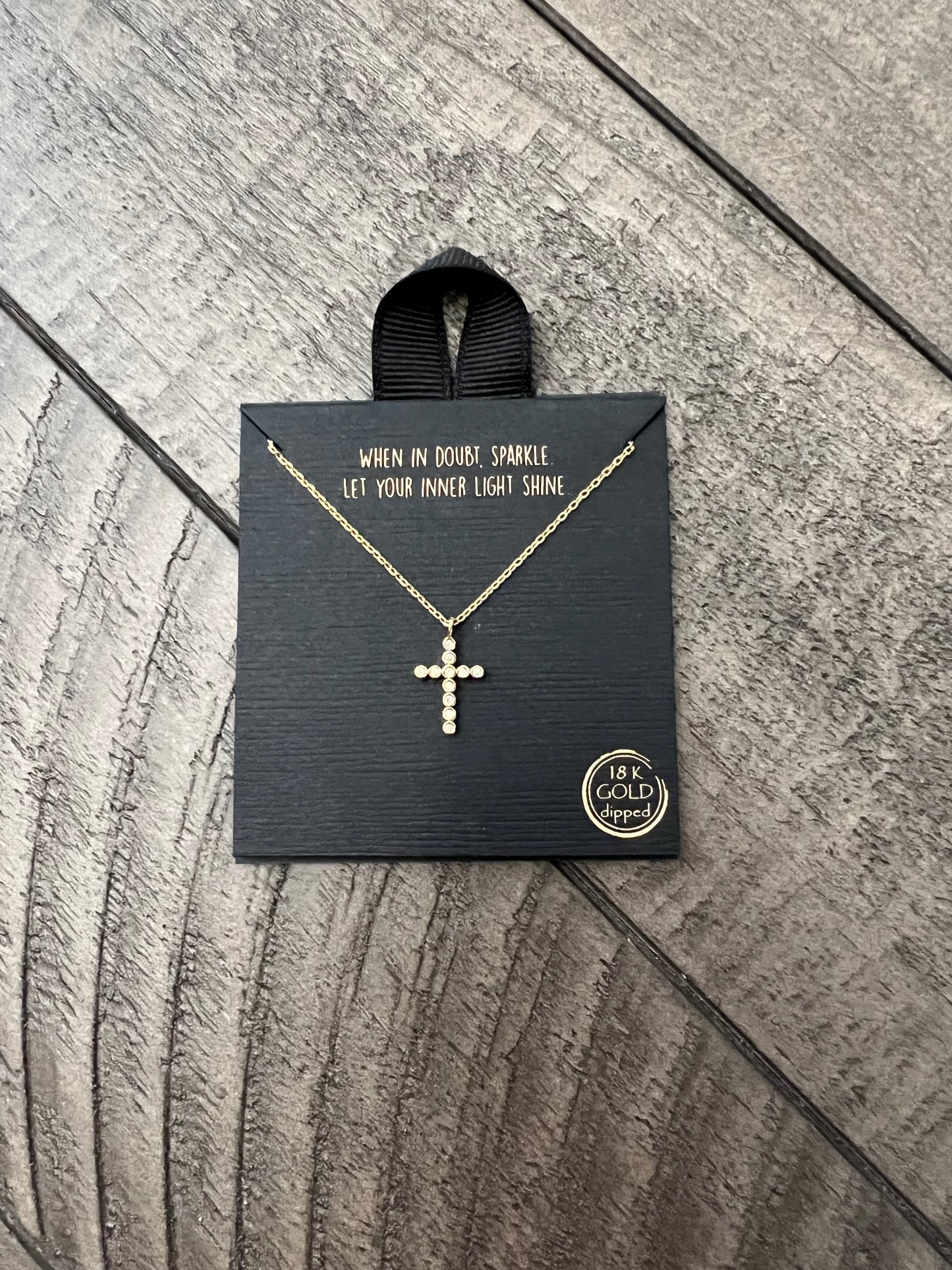 Cross Charm Necklace